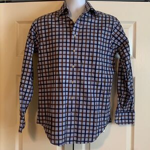 SCOTT BARBER, dress shirt, small, 100% cotton, new condition